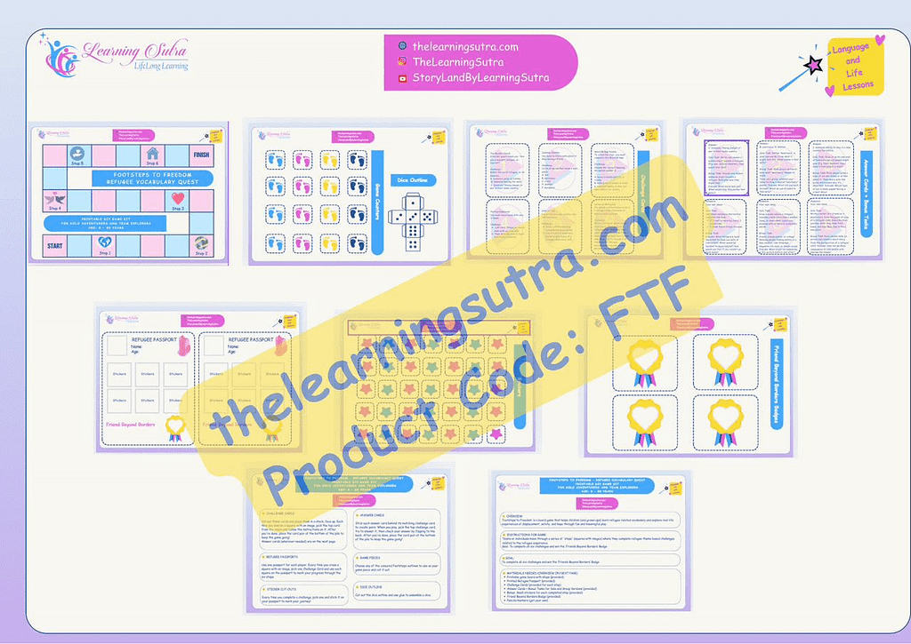 Footsteps to Freedom Board Game_Preview Image