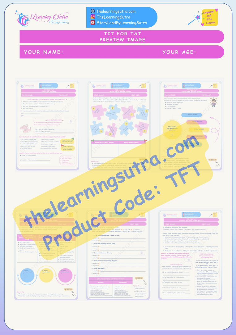 Tit For Tat Spark Sheet Bundle_Preview Image